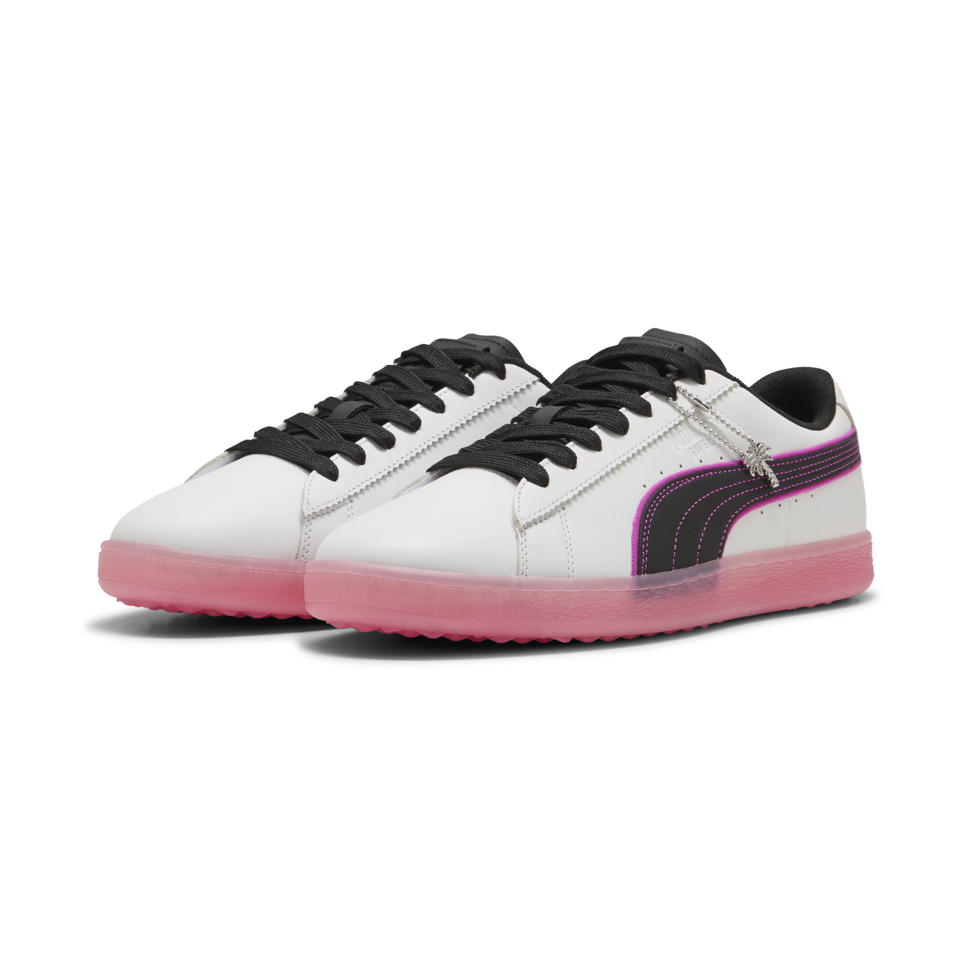 Chaussures de golf Suede G PUMA x PALM TREE CREW Homme Accessoires Blanc 445 145$