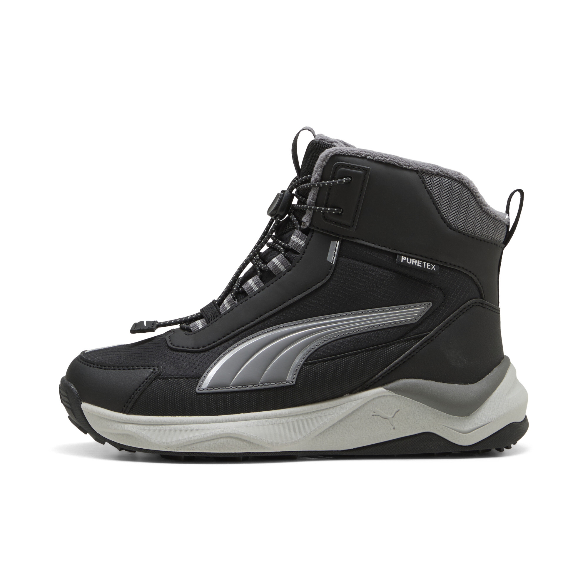 PUMA Evolve 2.0 PURE-TEX schoenen, Zwart/Zilver, Maat 36