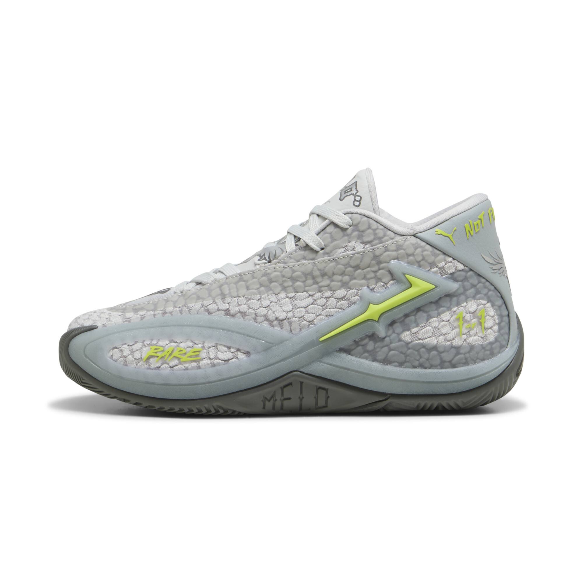 Boys Lamelo Ball PUMA MB.06 - Boys' Grade School Running Shoes - Lime Smash / Cool Mid Gray Size 5.5
