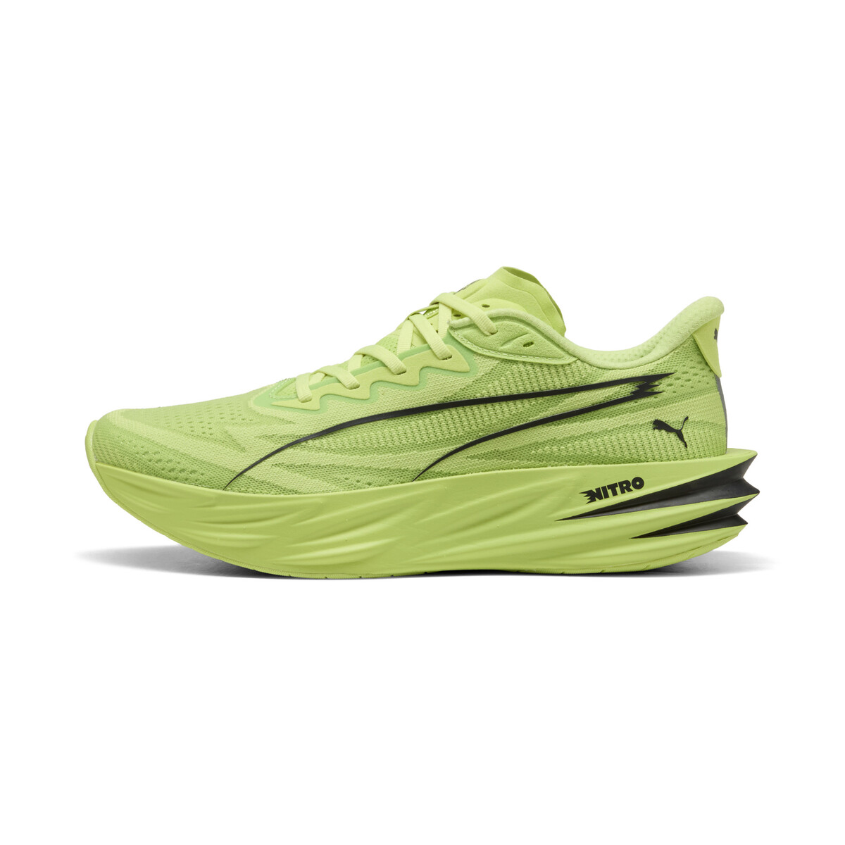 Deviate Pure NITRO™ Running Shoes Men in Sunny Lime/Black by PUMA, UK 11