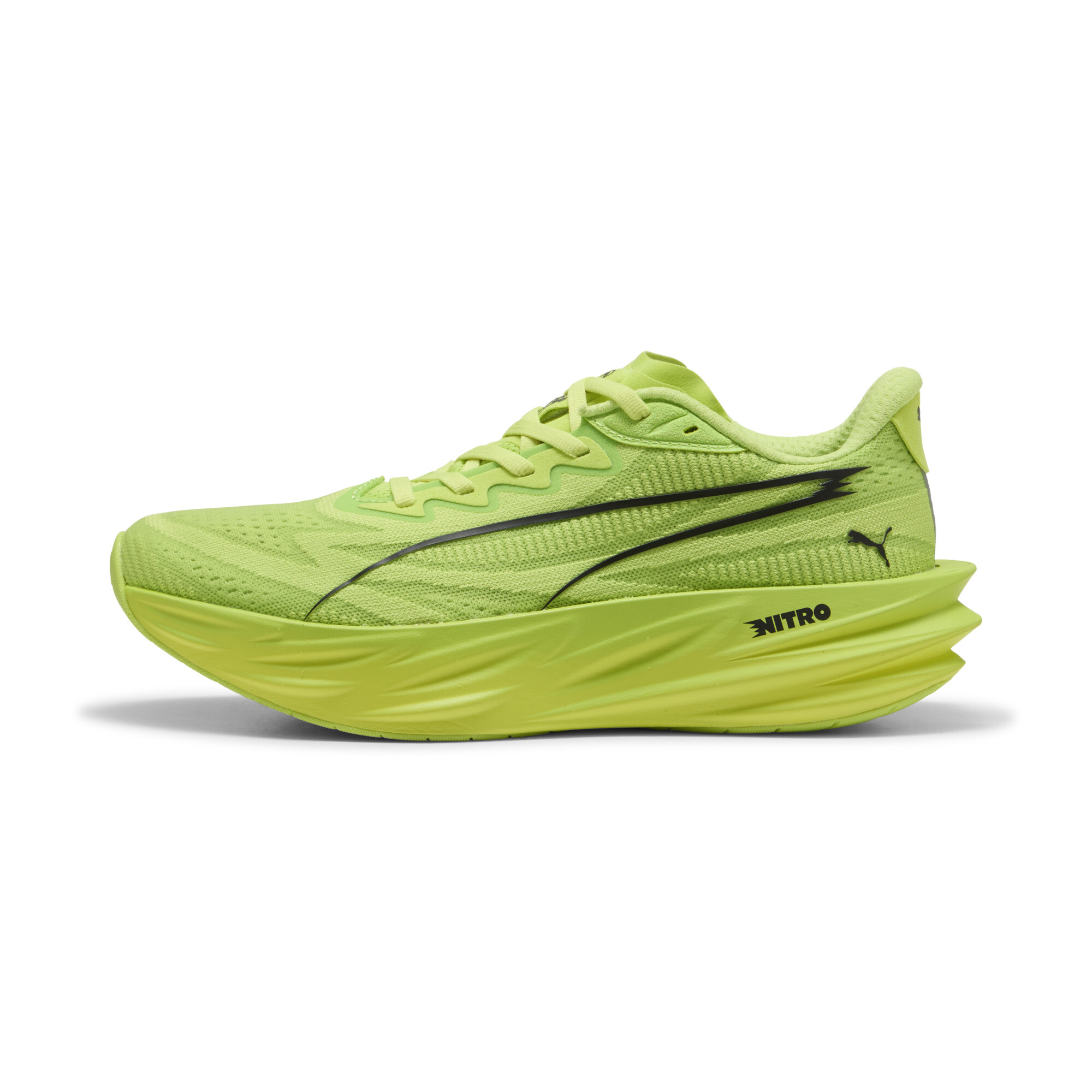PUMA Deviate Pure NITRO™ Women's Running Shoes in Green, Size 8.5