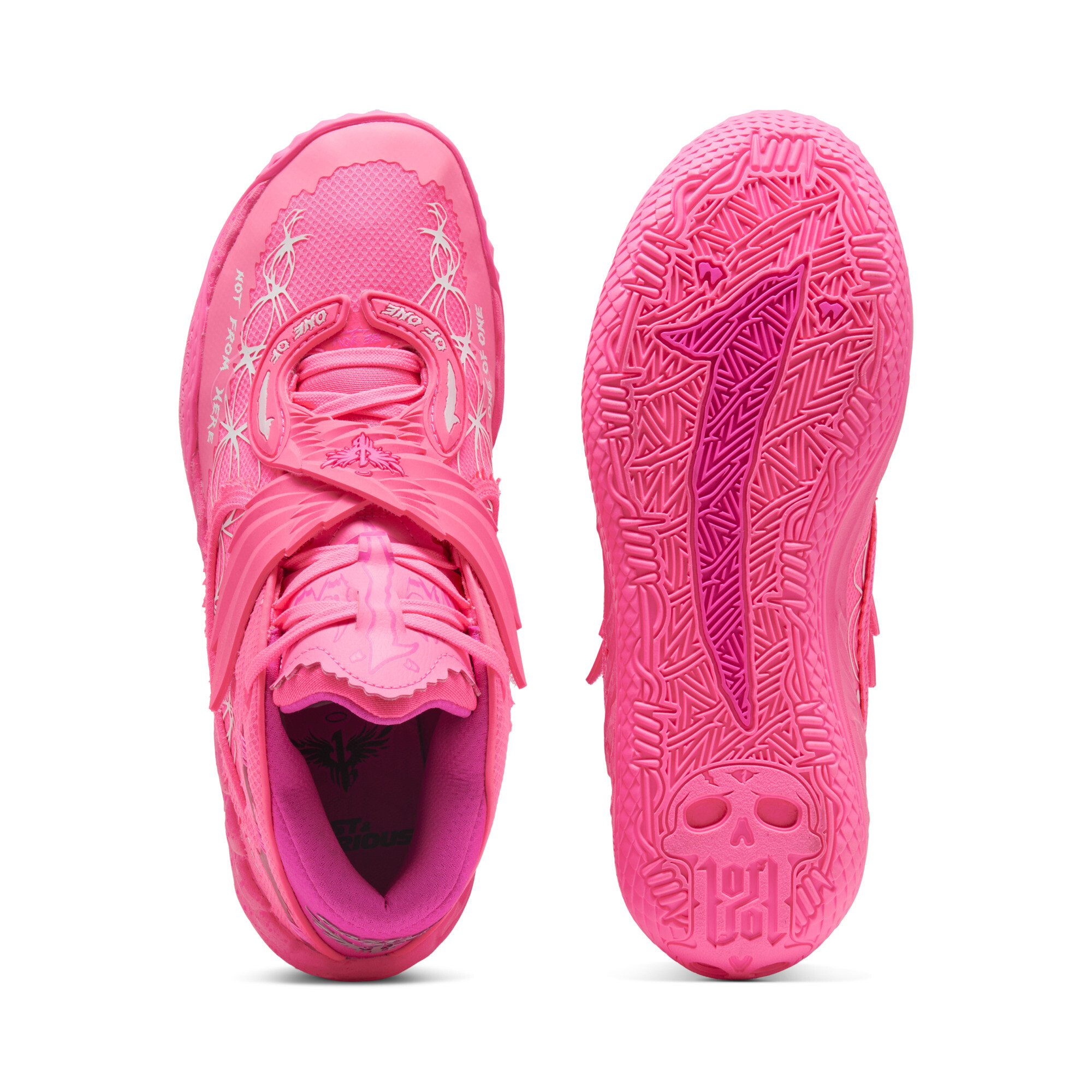 PUMA x FAST&FURIOUS MB.05 Miami uniseks basketbalschoenen, Maat 44,5 thumbnail 5