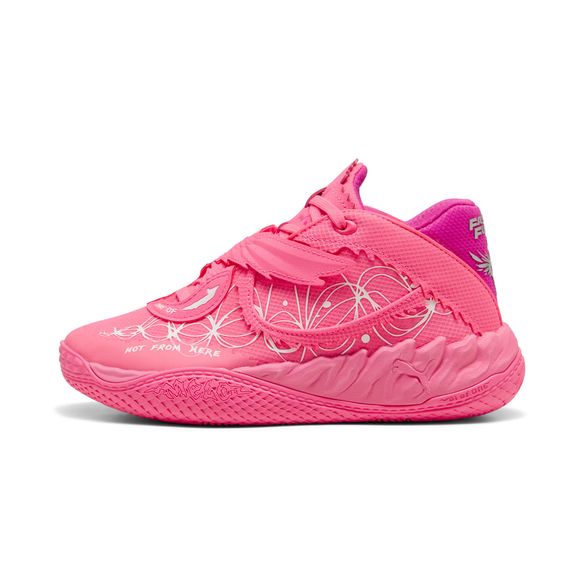 PUMA x FAST & FURIOUS MB.05 Miami Big Kids' Basketball Shoes in Pink, Size 6