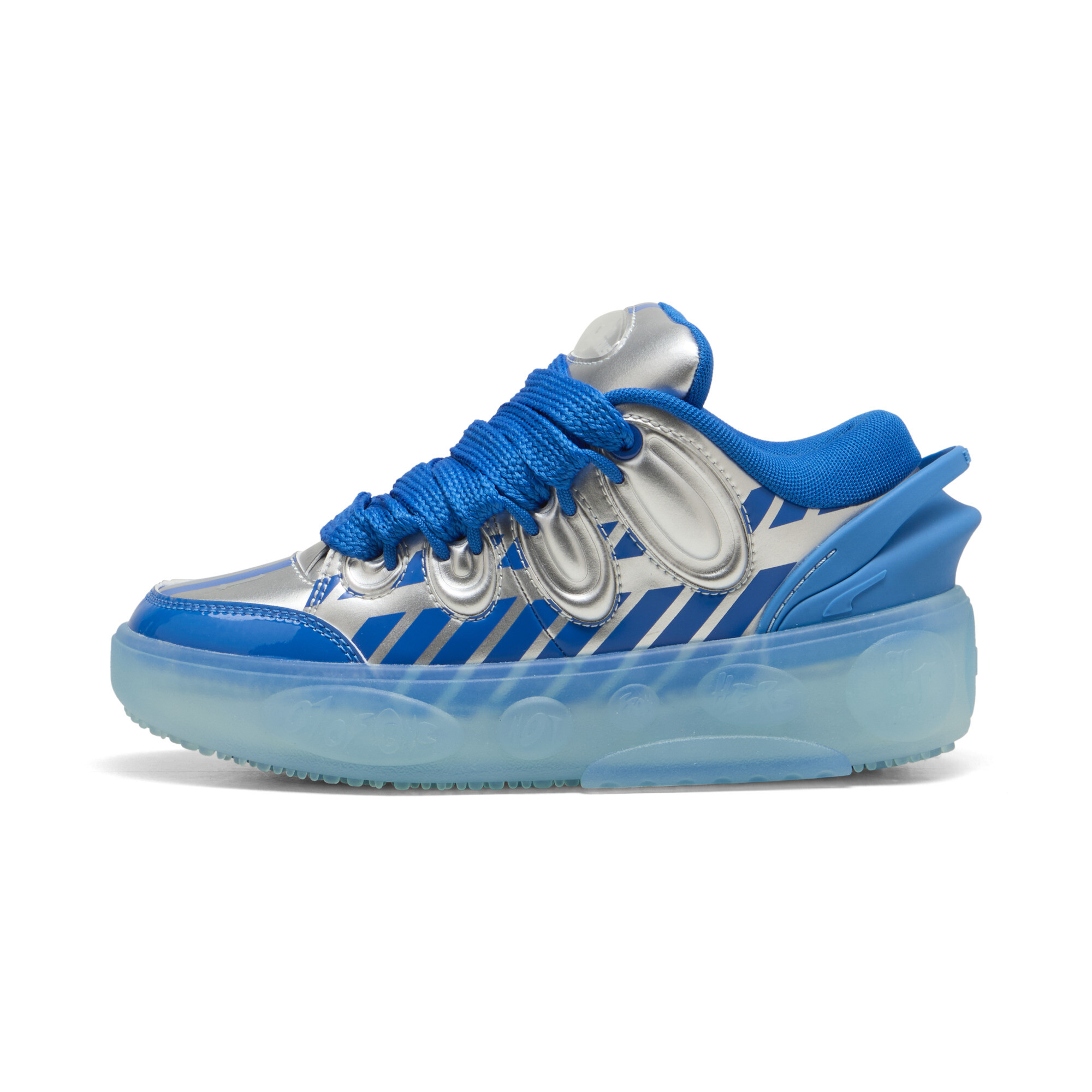 PUMA x FAST&FURIOUS LaFrancé Miami uniseks sneakers, Blauw/Zilver, Maat 35,5 thumbnail 7