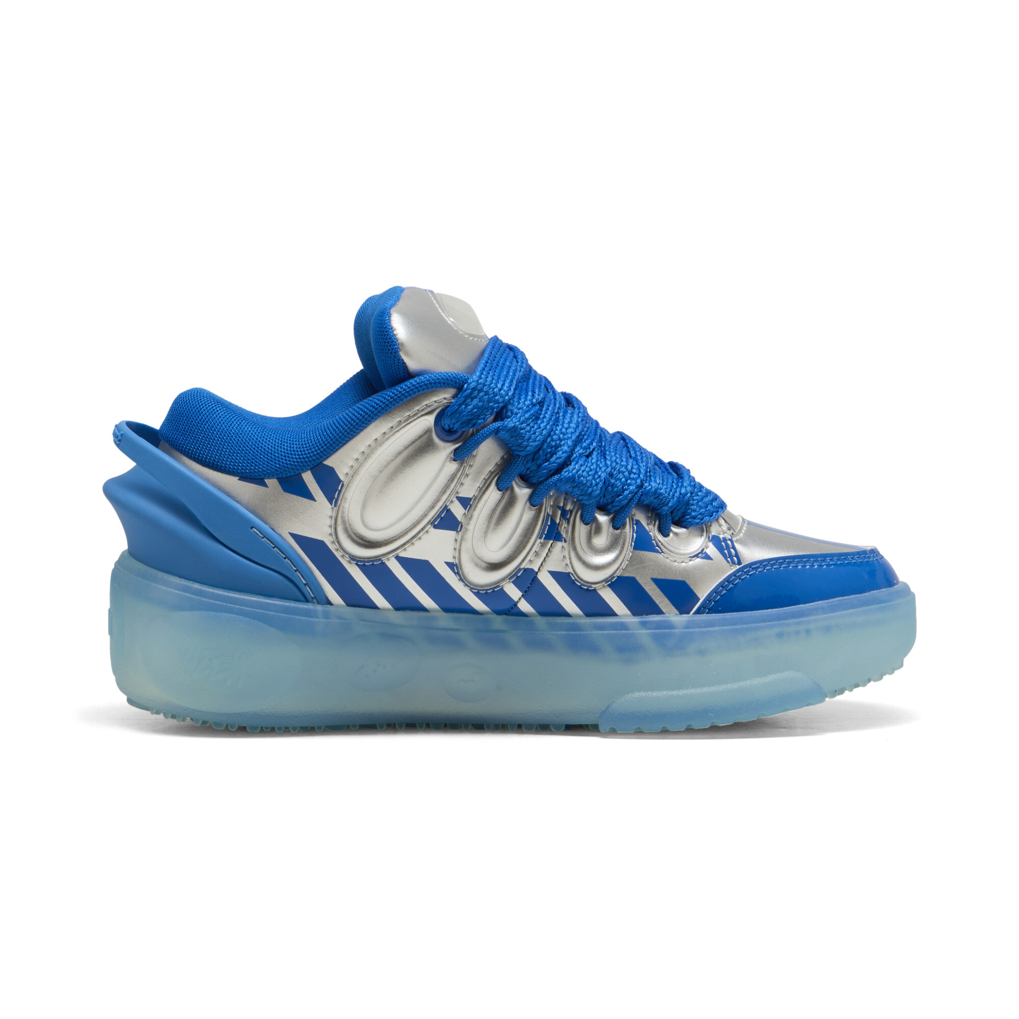 PUMA x FAST&FURIOUS LaFrancé Miami uniseks sneakers, Blauw/Zilver, Maat 35,5 thumbnail 5