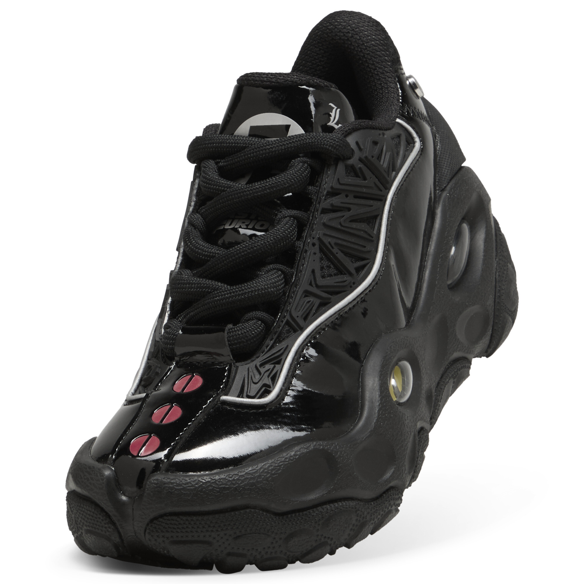 PUMA x FAST&FURIOUS LaFrancé RNR LA sneakers, Zwart/Geel, Maat 38,5 thumbnail 4