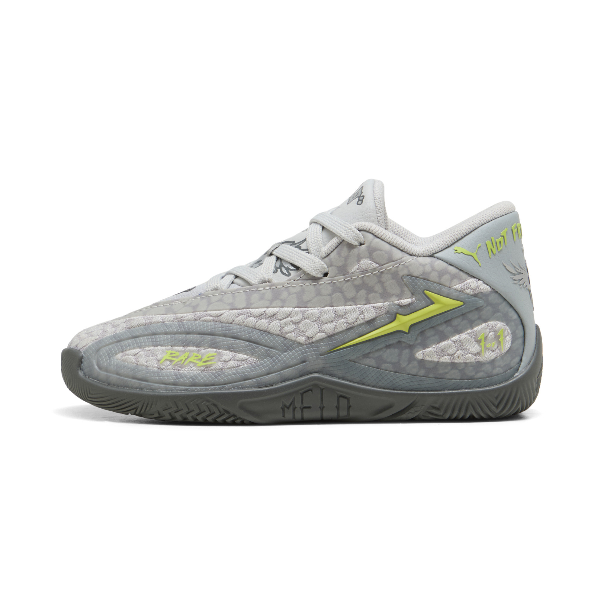 PUMA Dziecięce buty do koszykówki MB.06 Hills, Buty, Szary, 31.5