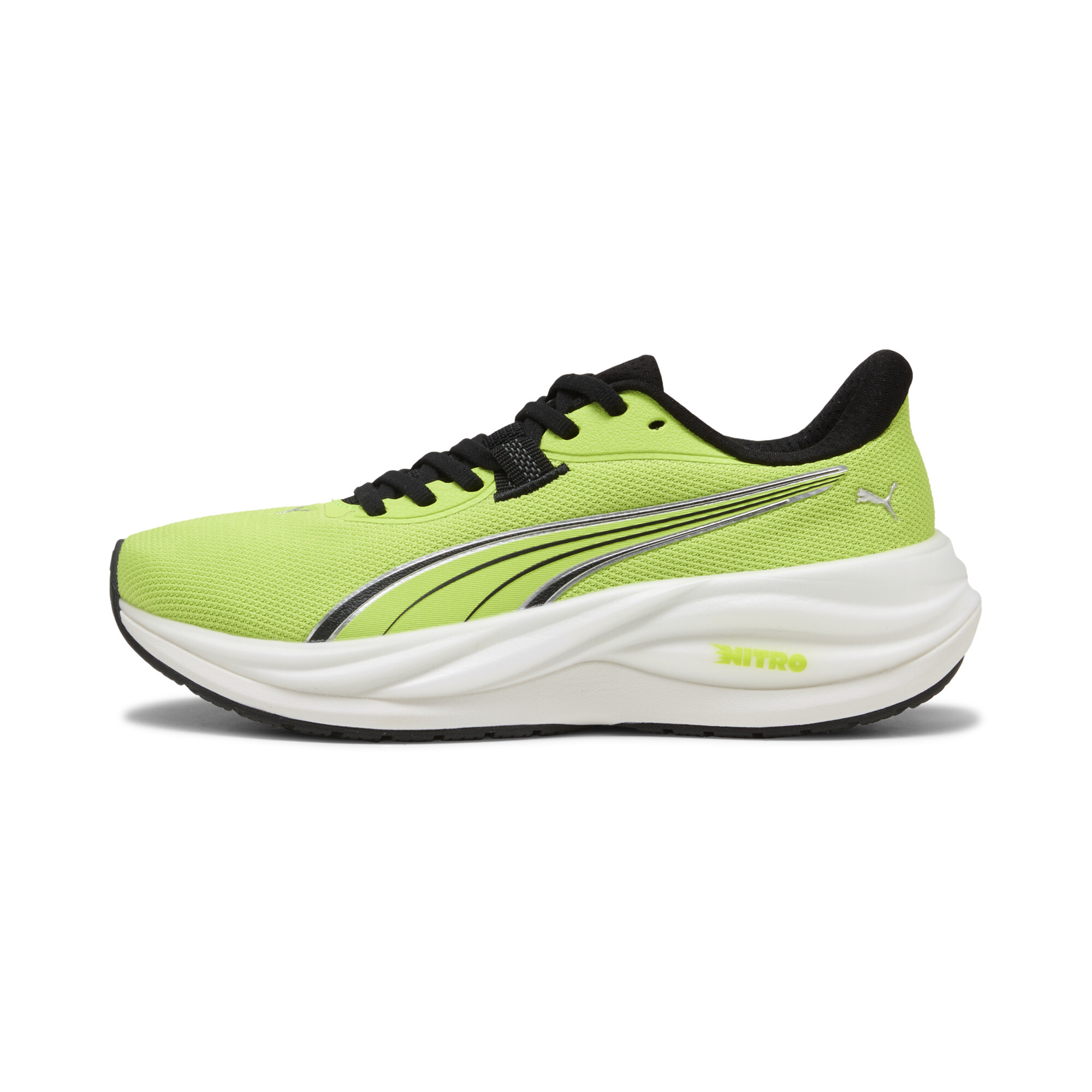 PUMA Electrify NITRO™ 5 Big Kids' Running Shoes in Green, Size 4