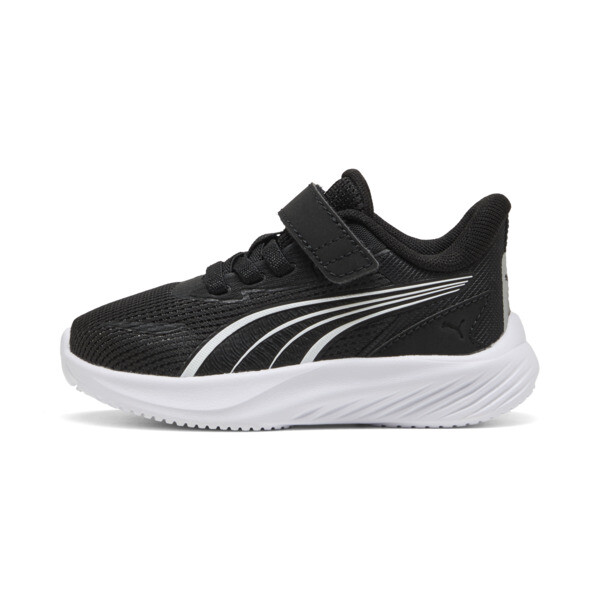 Zapatillas PUMA Pounce 2 Running para infantes En Negro/Silver/Blanco
