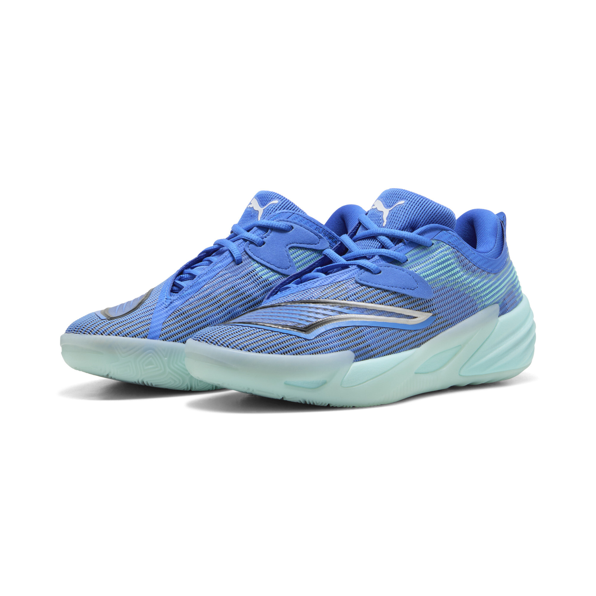 PUMA Buty koszykarskie unisex All-Pro NITRO™ 2 Frost, Akcesoria, Niebieski, 44.5