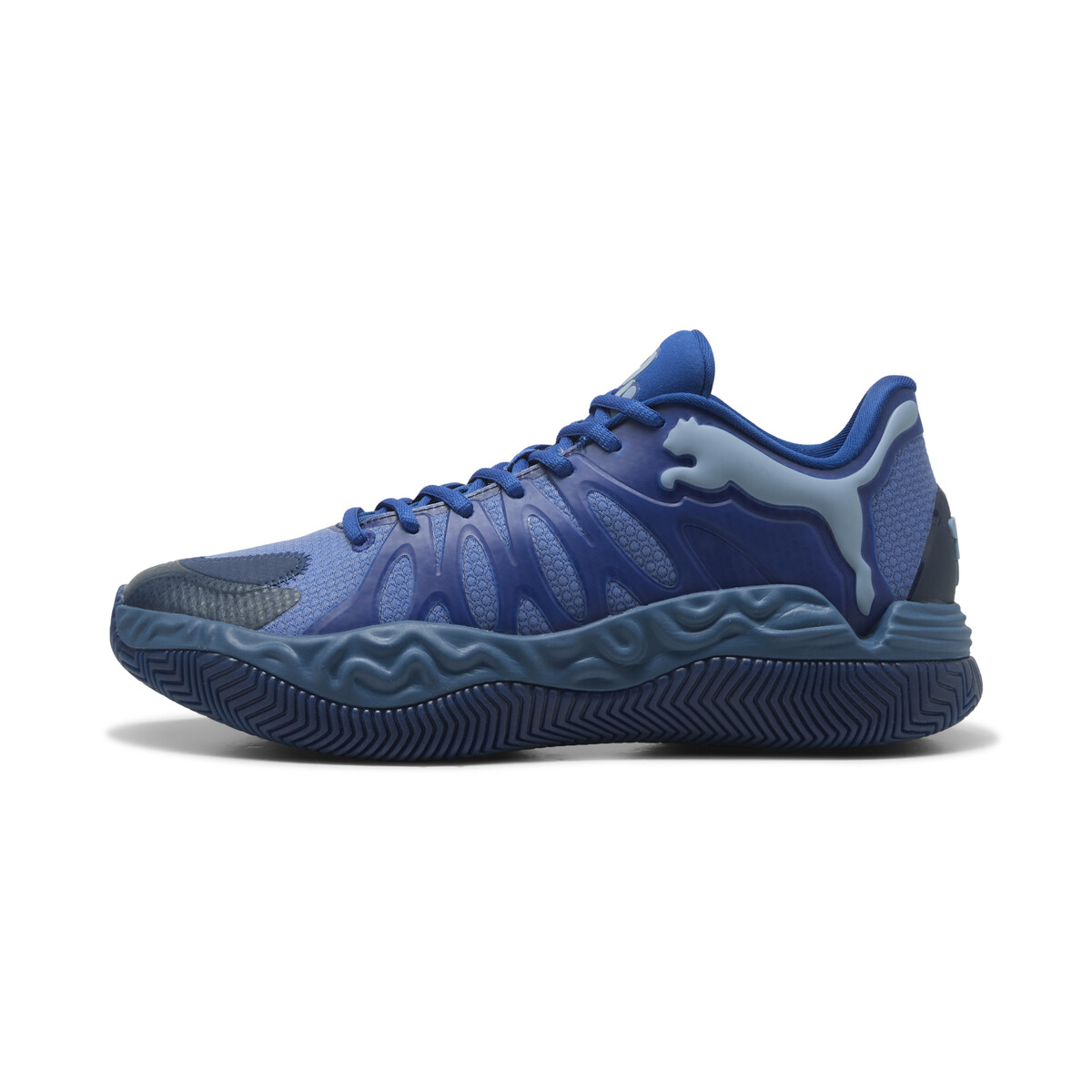 Hali 1 Low Basketball Shoes Unisex in Cobalt Glaze/Zen Blue by PUMA, UK 7.5