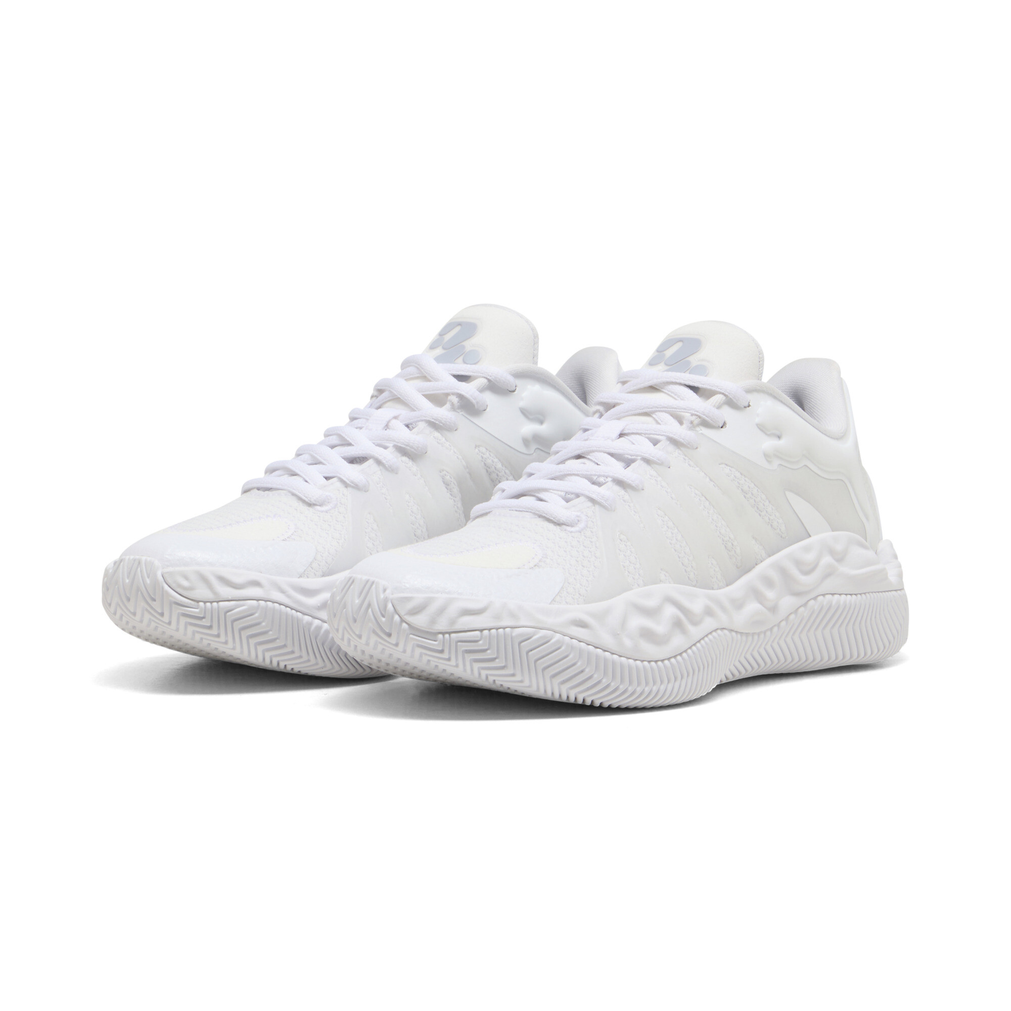 PUMA Hali 1 Low Basketballschuhe Teenager, Accessoires, Weiß, 38.5