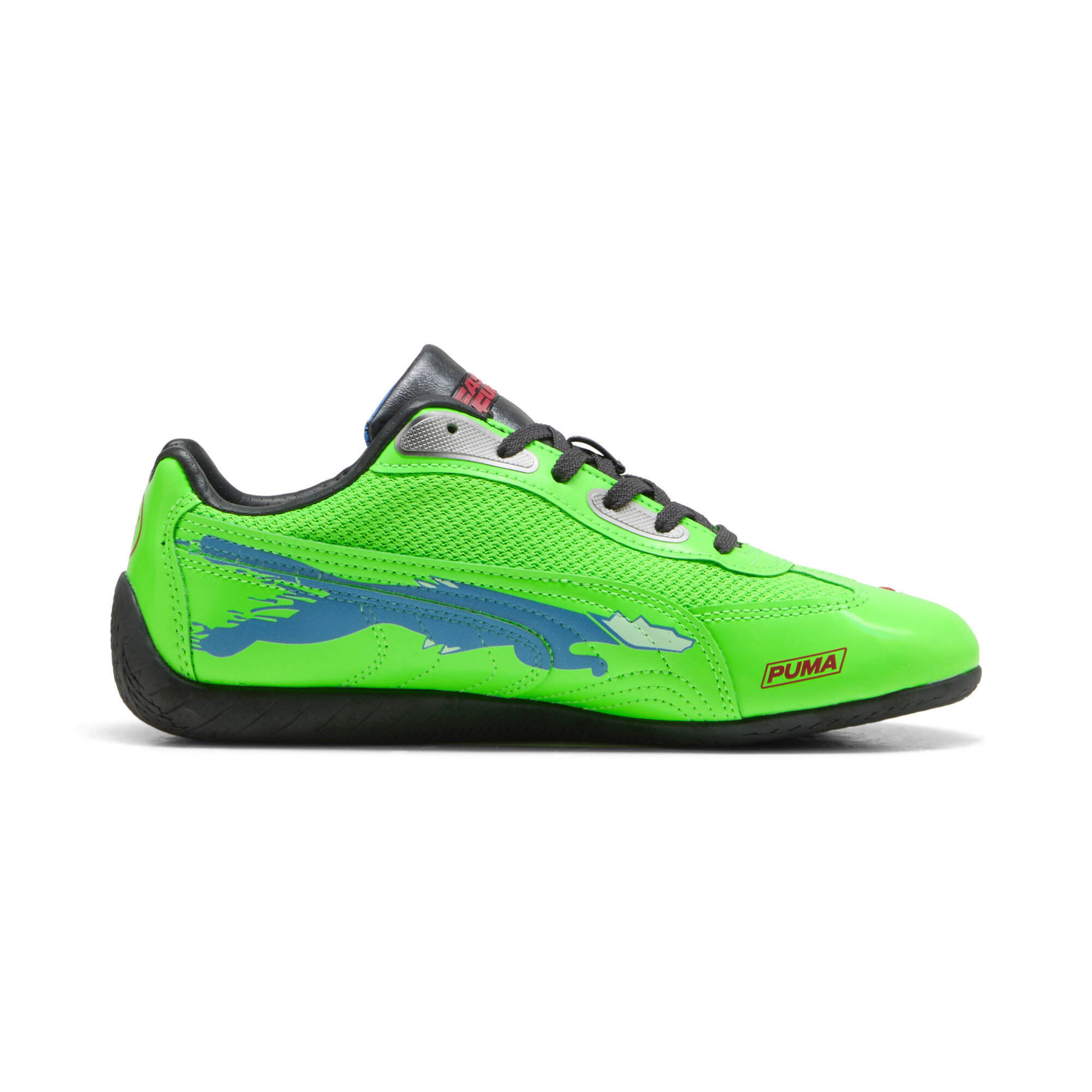 PUMA x FAST&FURIOUS LA Speedcat uniseks sneakers, Blauw/Groen/Zwart, Maat 37 thumbnail 3