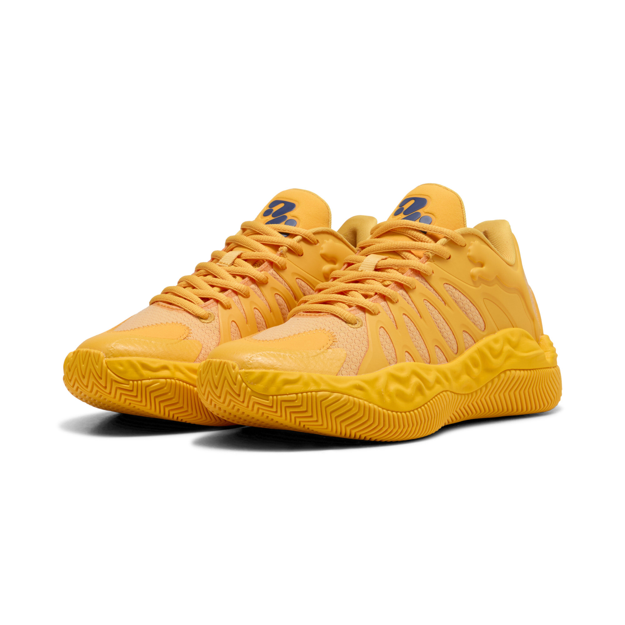 PUMA Młodzieżowe buty do koszykówki Hali 1 Pace Low, Akcesoria, Żółty, 38.5