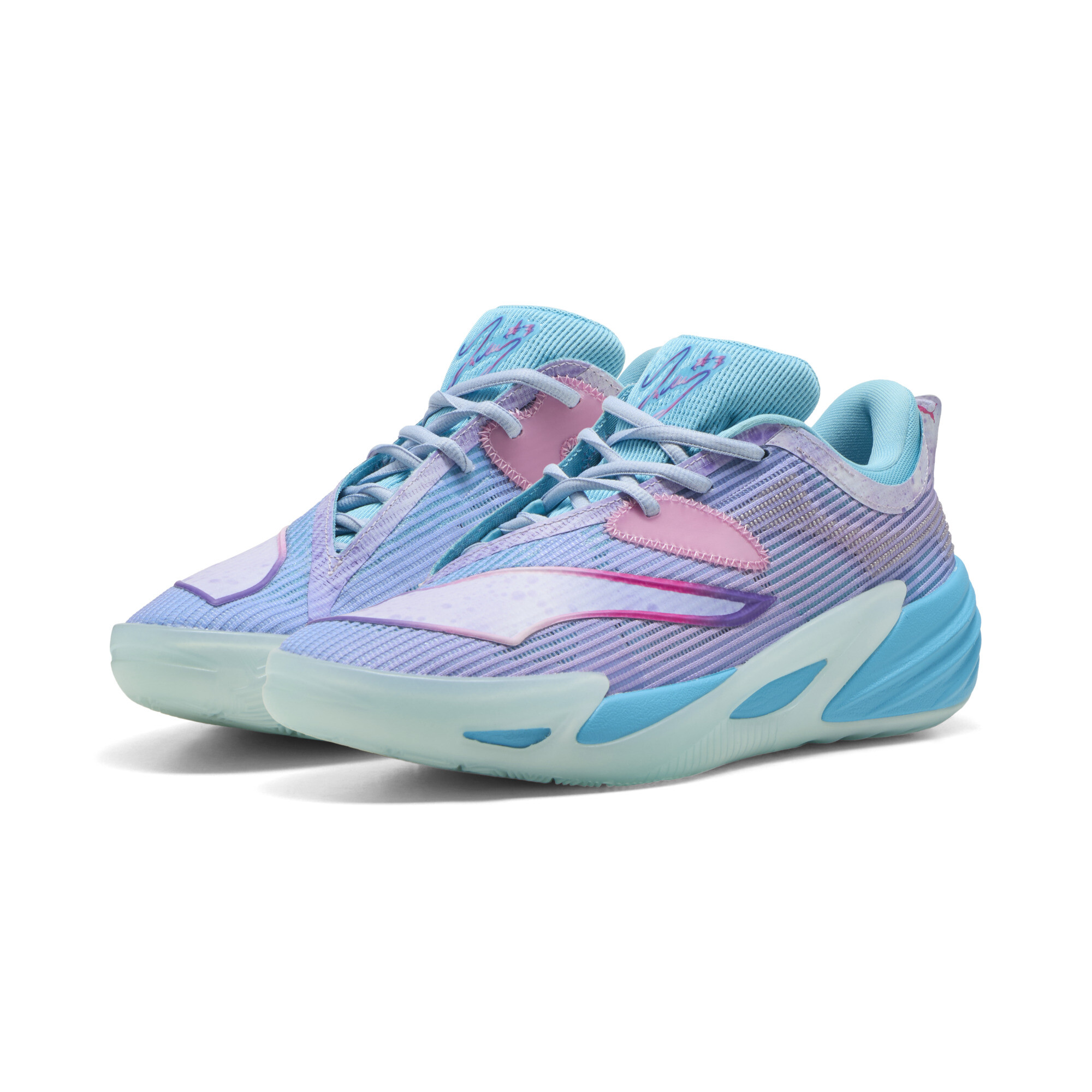 PUMA All-Pro NITRO™ 2 Wonder Basketballschuhe Unisex, Accessoires, Blau, 44.5