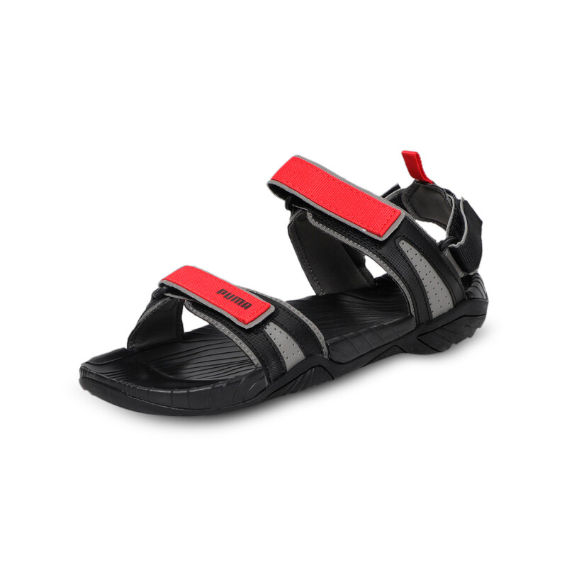 

Men's PUMA Aqua Cross Sandals, Black/red/gray