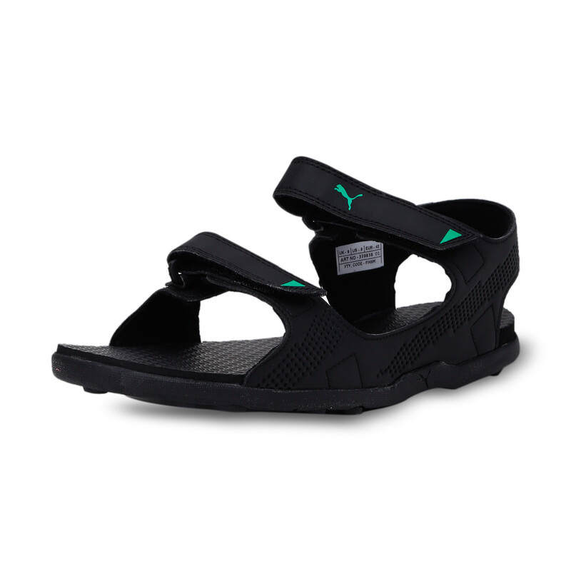 

Men's PUMA Shire Sandals, Black/gray/green