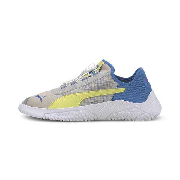 PUMA Replicat-X 1.8 Pirelli Men's Motorsport Shoes in Grey/Violet/Sunny Lime - 339969_03