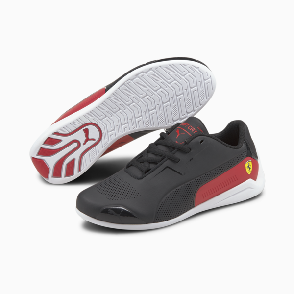 Scuderia Ferrari Drift Cat 8 Youth Trainers, Puma Black-Rosso Corsa, large-ZAF