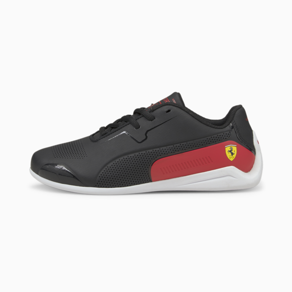 Scuderia Ferrari Drift Cat 8 Youth Trainers, Puma Black-Rosso Corsa, large-ZAF