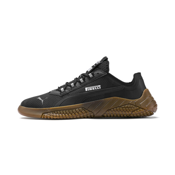 PUMA Replicat-X Pirelli Motorsport Shoes in Black/Gum - 339998_01