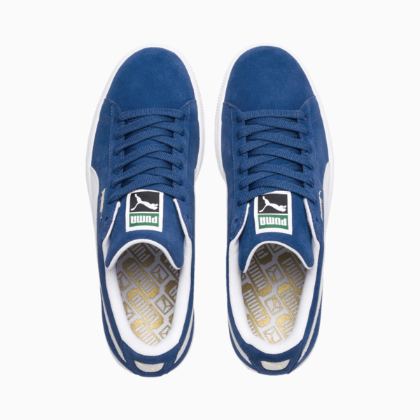 Suede Classic+ Trainers, olympian blue-white, large-ZAF