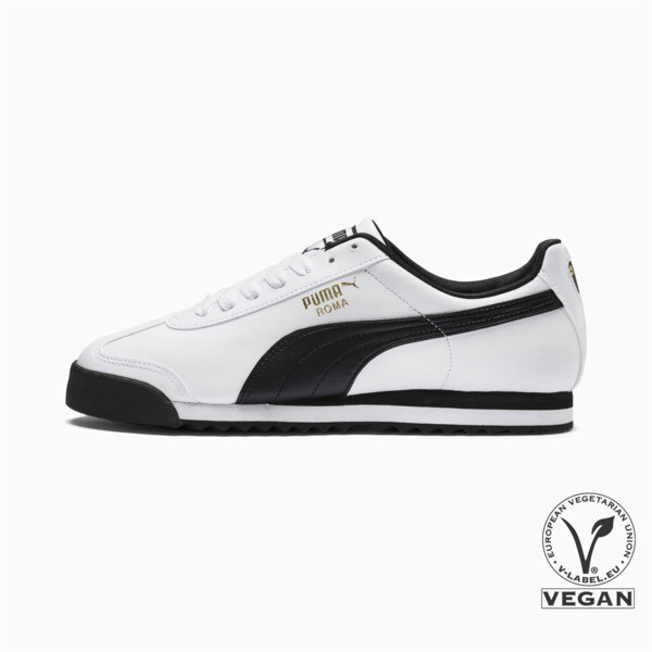Puma Roma Basic Sneakers In White-black
