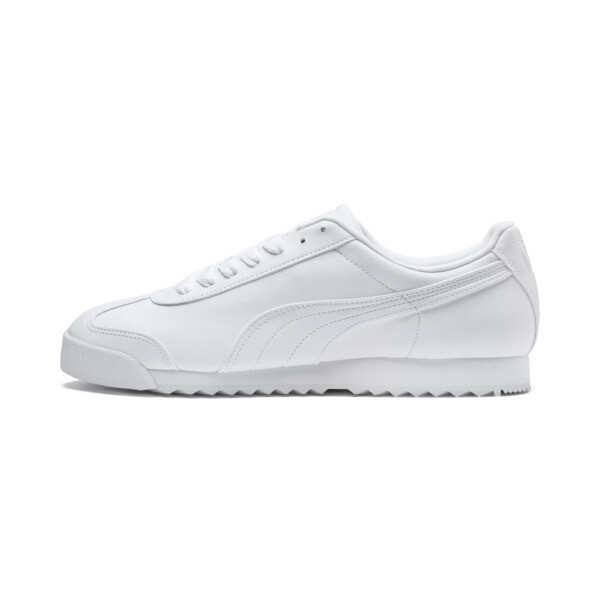 Basket Roma Basic, Blanc/Gris, Taille 35.5 | PUMA