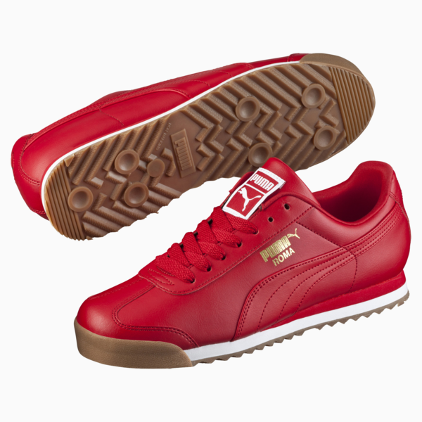 Roma Basic Trainers, Barbados Cherry-Puma White, large-MEX