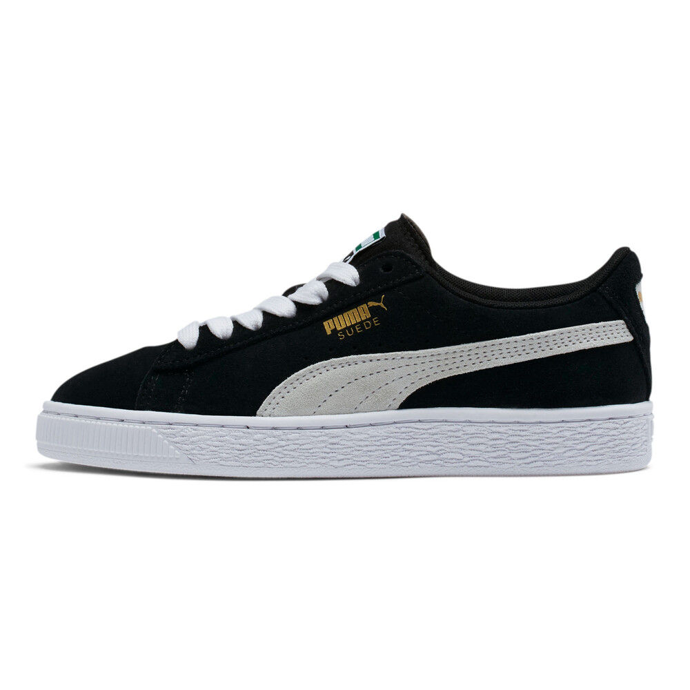 puma suede negro mujer