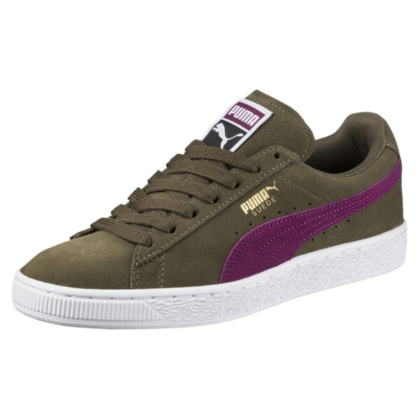 PUMA Suede Classic Women's Sneakers in Olive Green - 355462_55