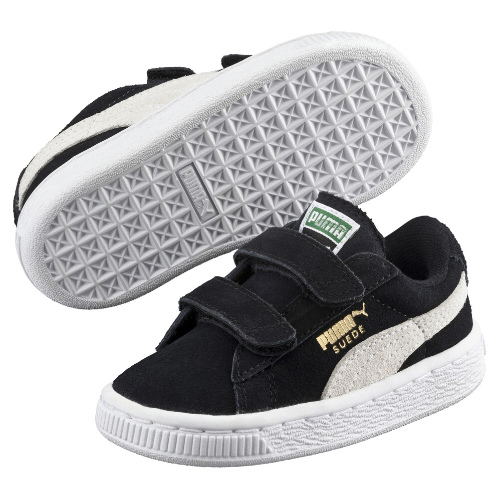 Kids' Baby Suede 2 Straps Sneakers 