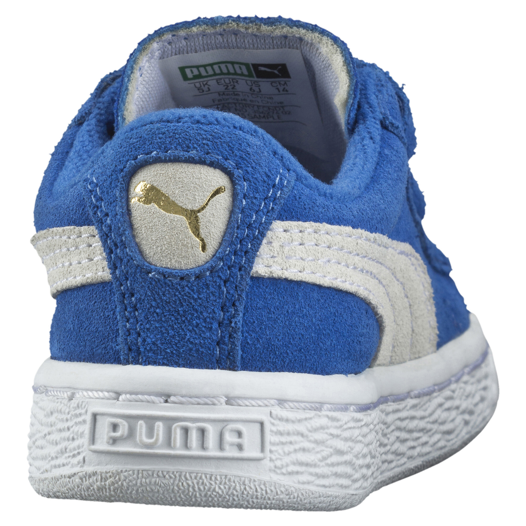 infant puma suede