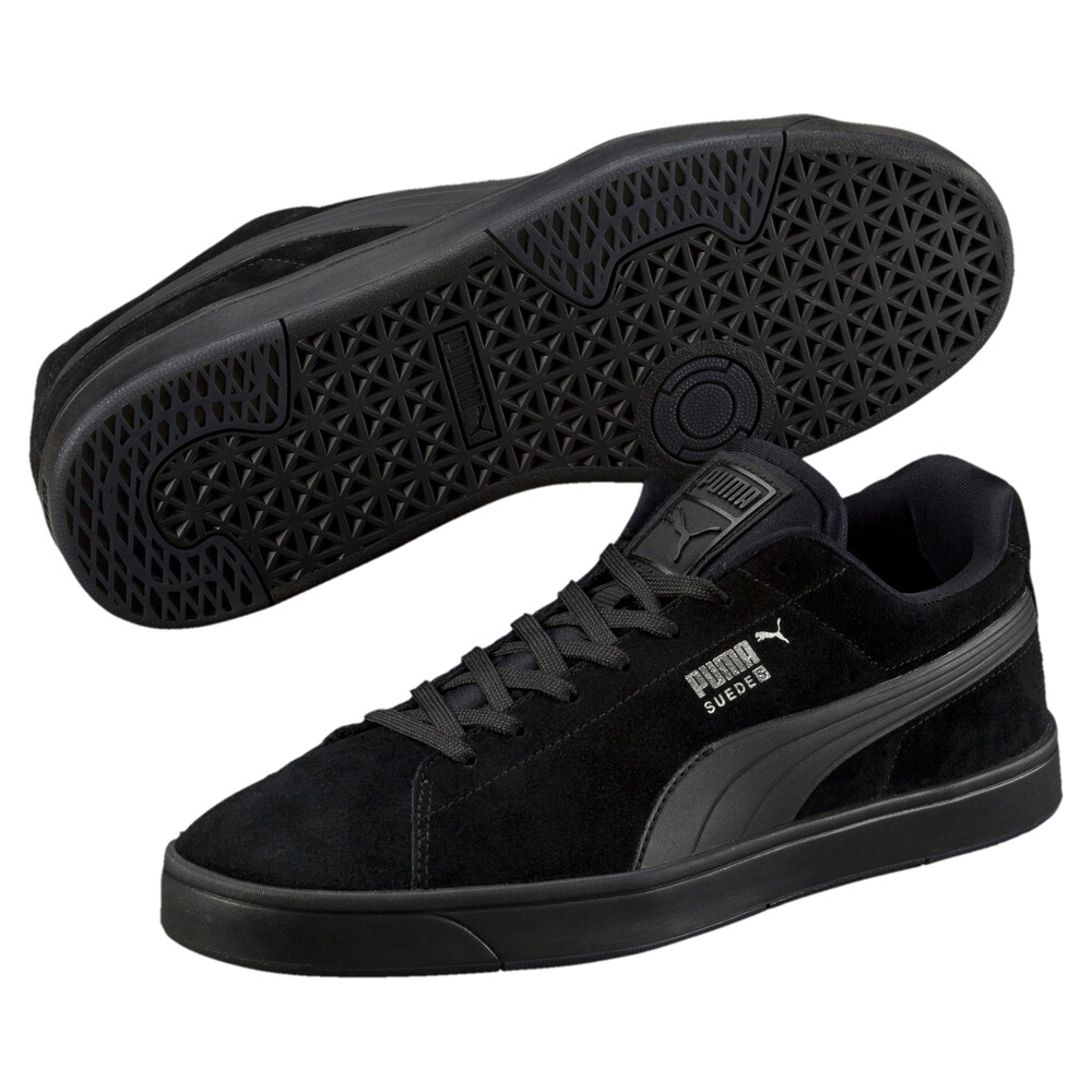 

PUMA - male - Кроссовки Suede S – black-black-puma silver –, Черный
