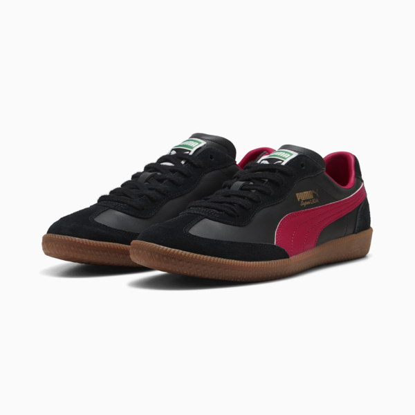 Super Liga Retro Trainers, PUMA Black-Club Red-Gum, large-ZAF