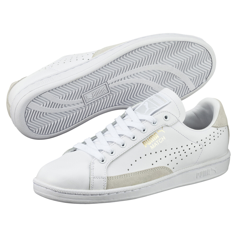 Акция на PUMA - male - Кроссовки Match 74 Trainers – white-white-gold foil – 38 от Puma