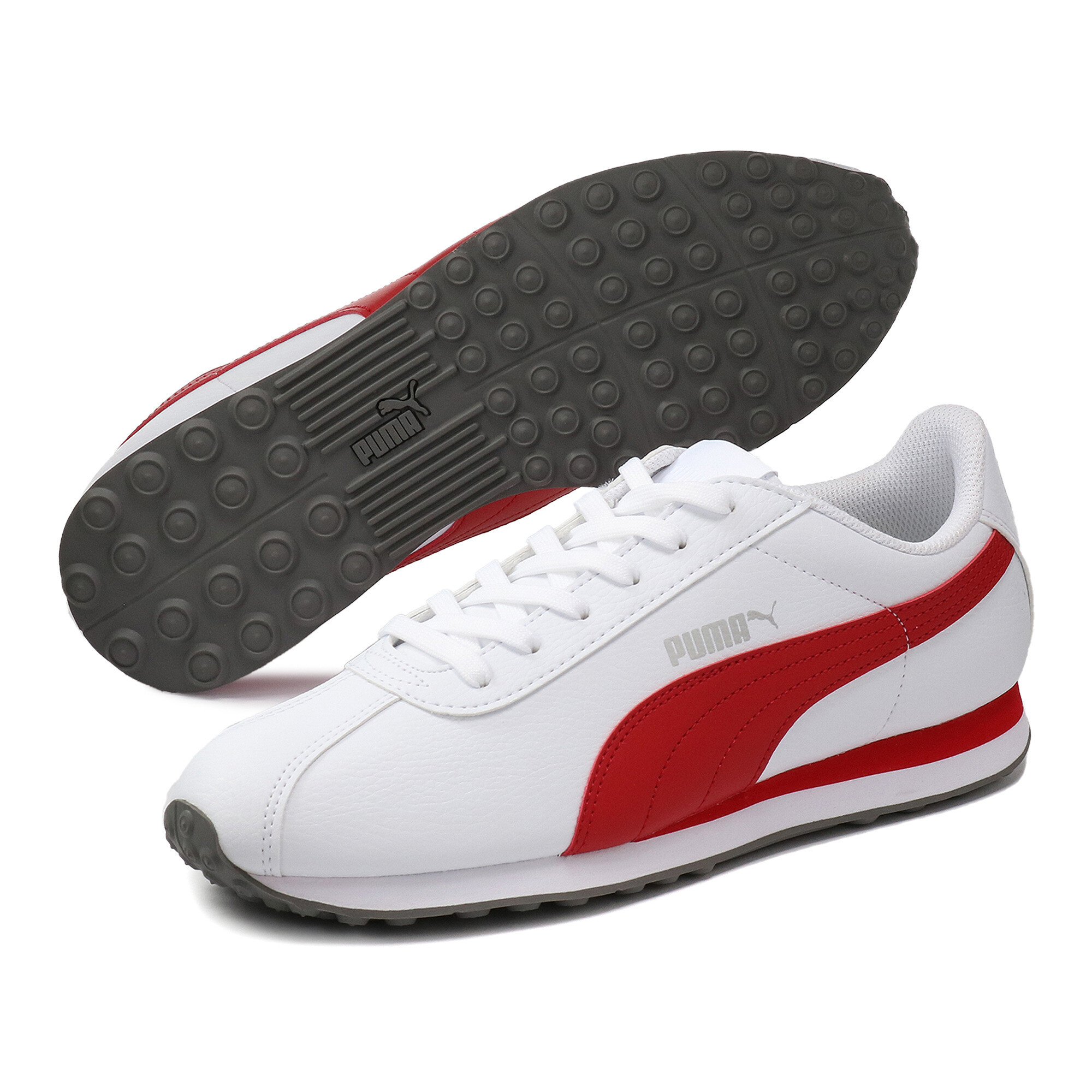 【プーマ公式通販】 プーマ チューリン スニーカー ユニセックス ユニセックス Puma White-Barbados Cherry ｜PUMA.com