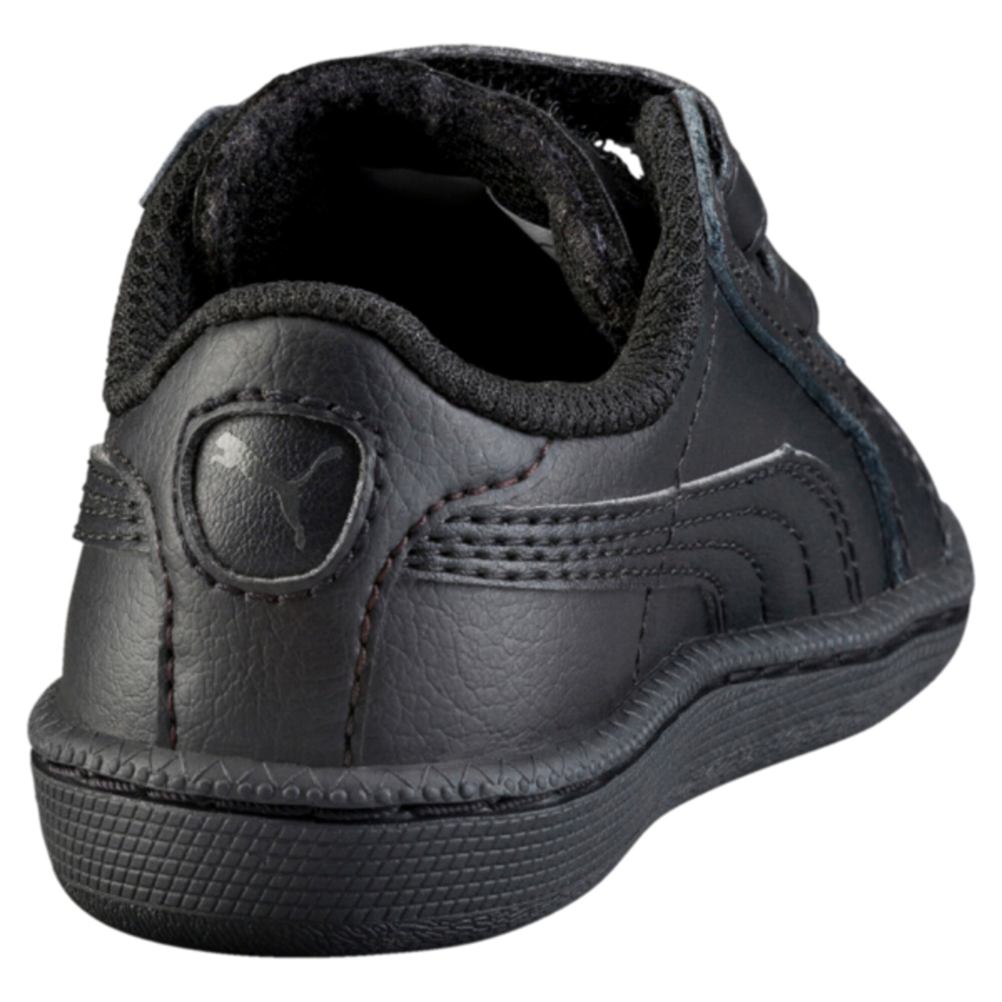 PUMA Smash Baby Trainers In Black, Size EU 21