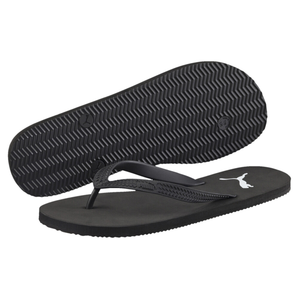 

PUMA - male - Сланцы First Flip – black-white –, Черный