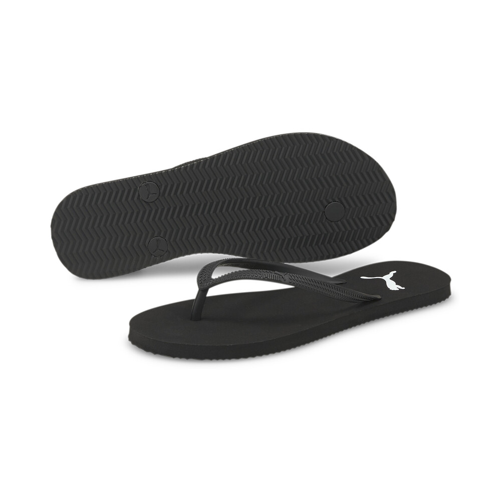 

PUMA - female - Сланцы First Flip Wns – black-white –, Черный