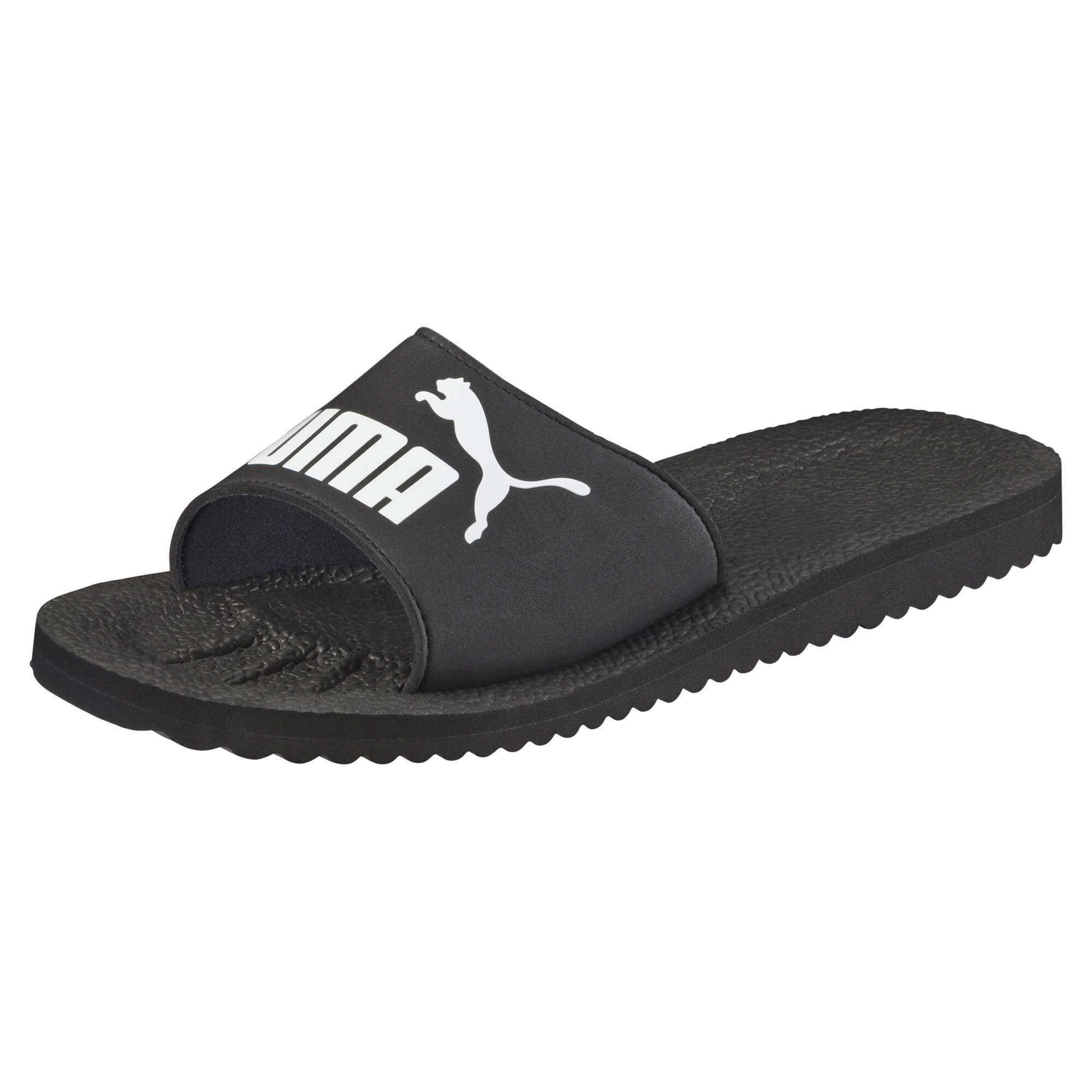 Puma Purecat Slide Badeschuhe | Black/White | Größe: 35.5