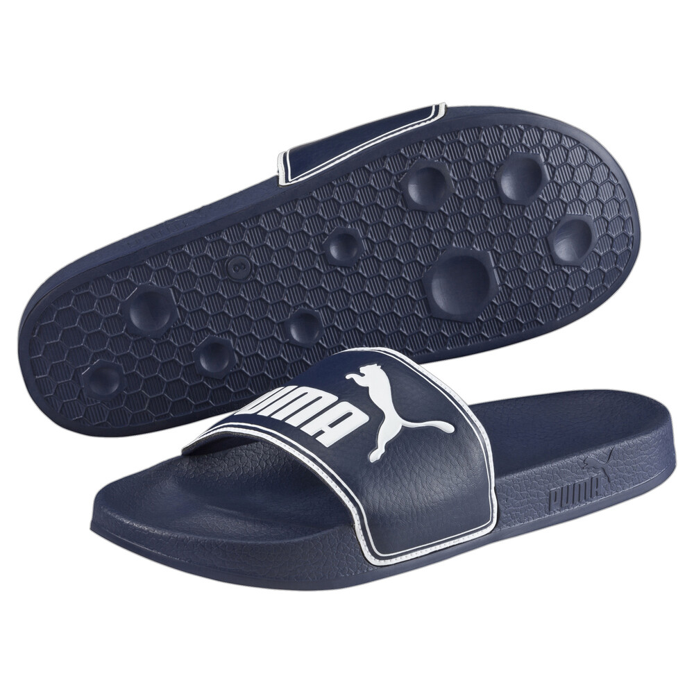 puma men's leadcat suede slide sandal
