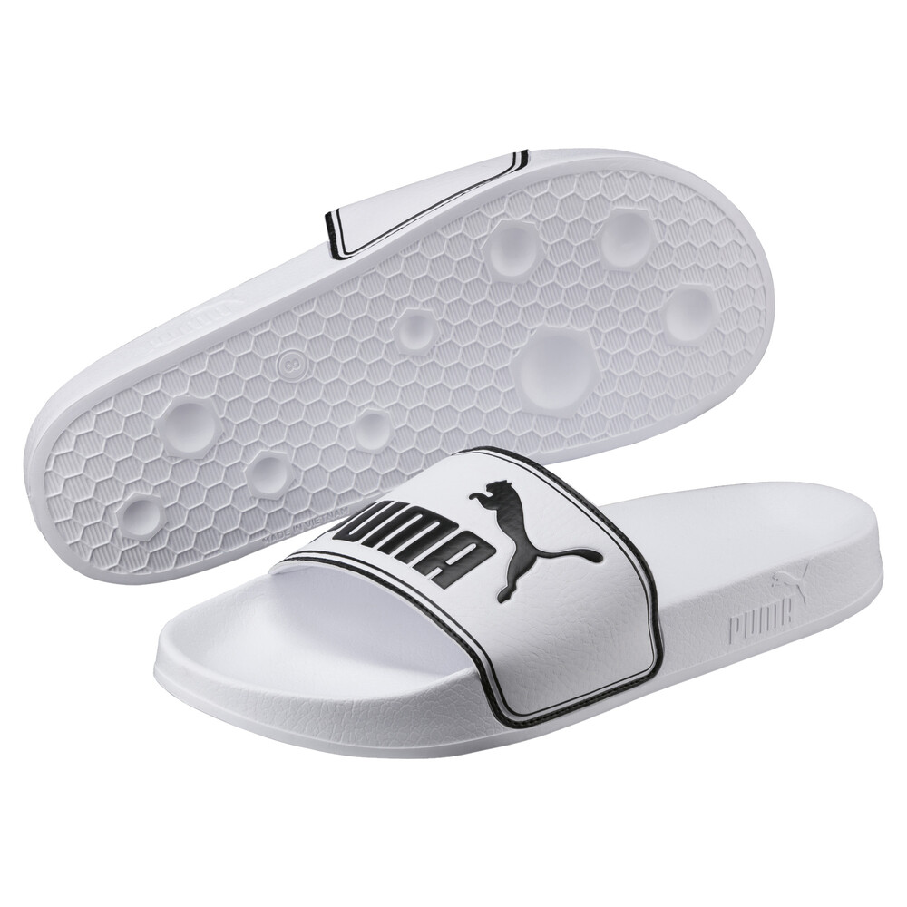 puma men's leadcat suede slide sandal