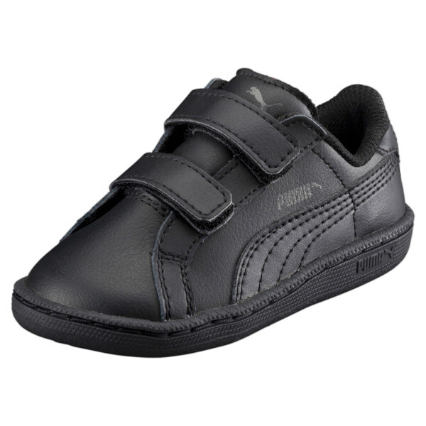 Smash Leather V PS Kids Trainers black PUMA