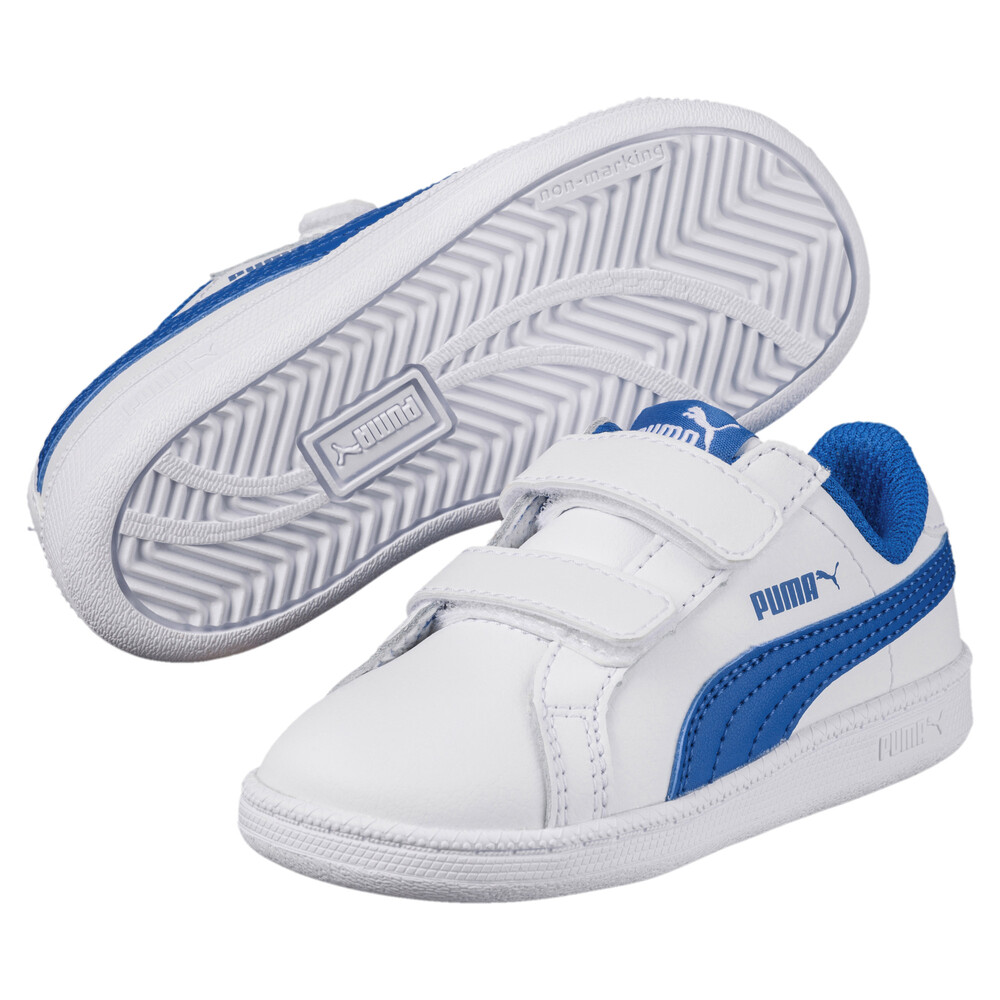 

PUMA - Детские кроссовки Puma Smash FUN L V PS – Puma White-Lapis Blue –, Белый