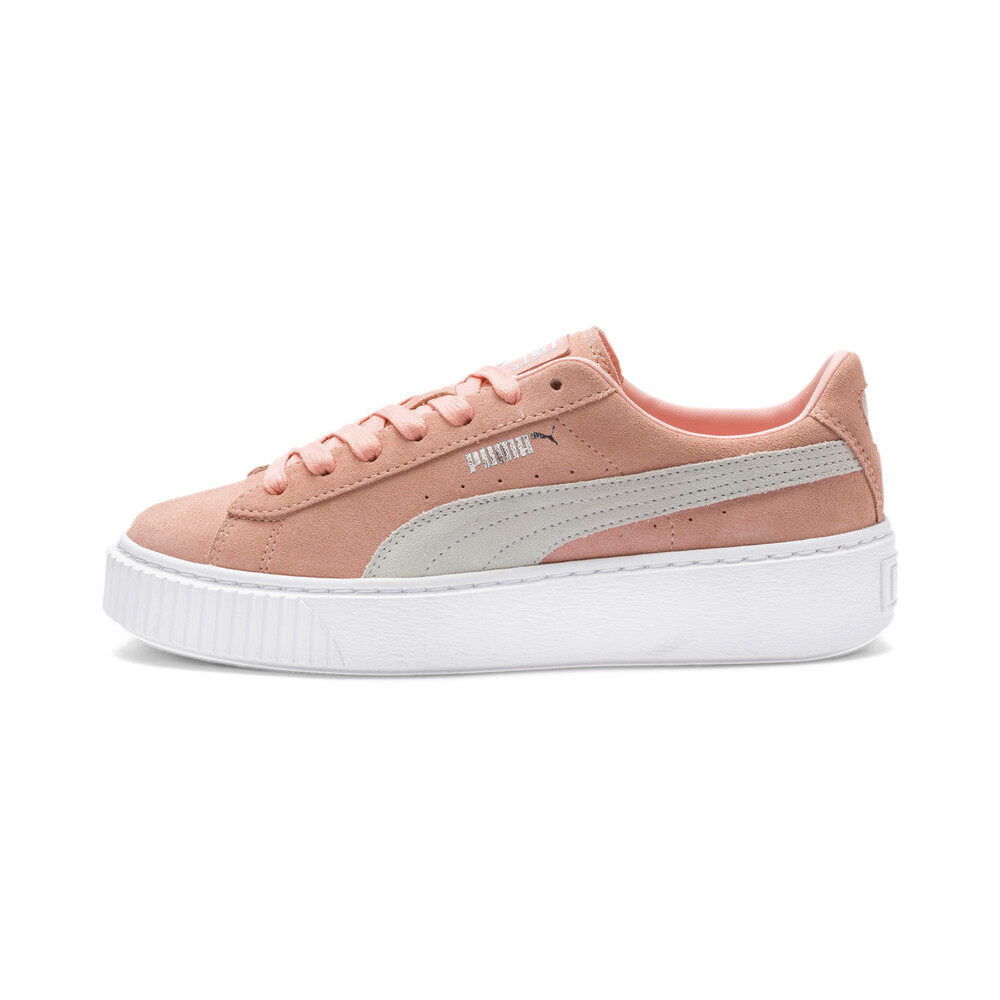 puma suede platform mujer