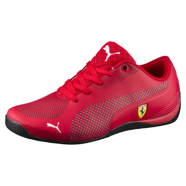 PUMA Scuderia Ferrari Drift Cat 5 Ultra Shoes JR in Red - 362703_01