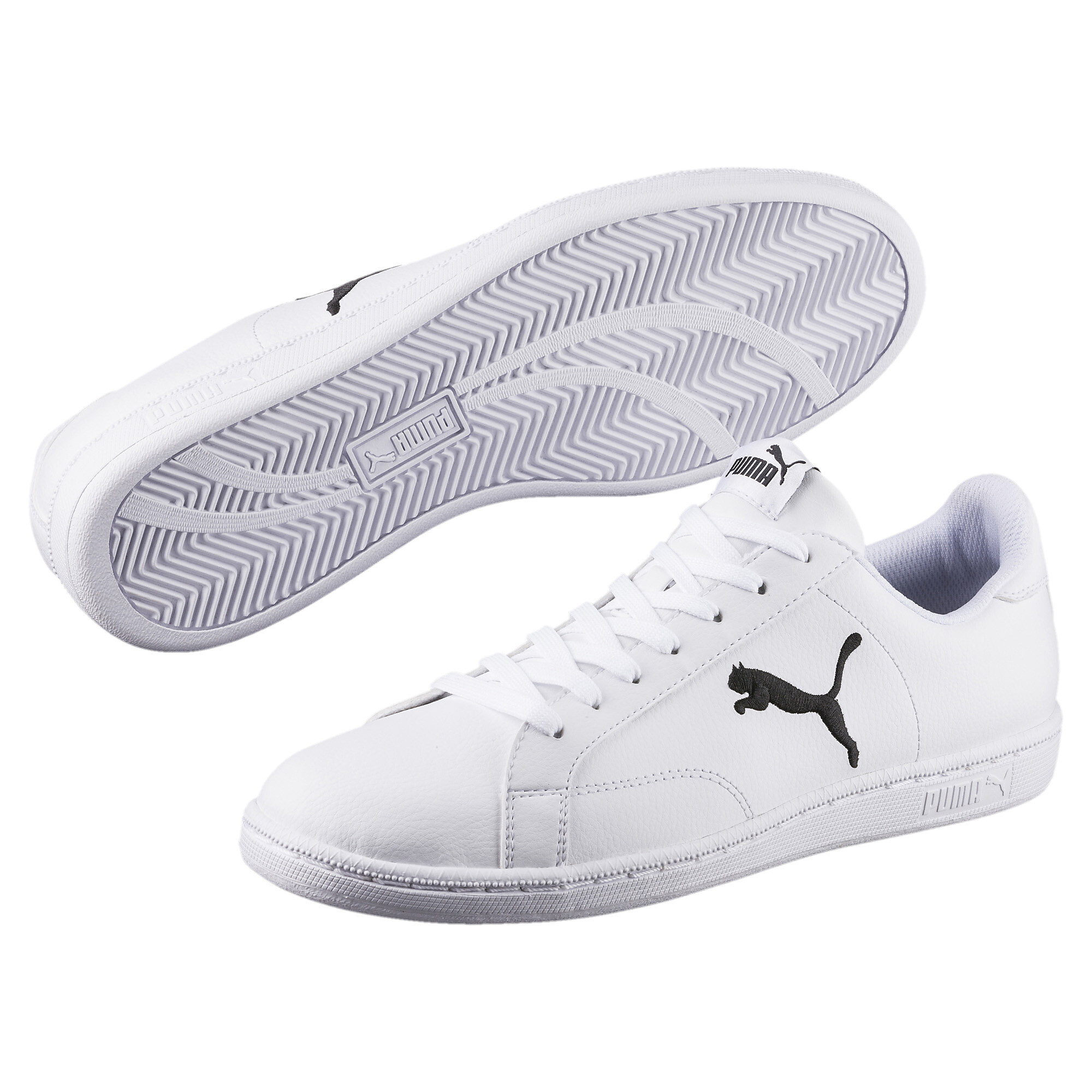 【プーマ公式通販】 プーマ スマッシュ キャット L スニーカー ユニセックス Puma White-Puma Black ｜PUMA.com