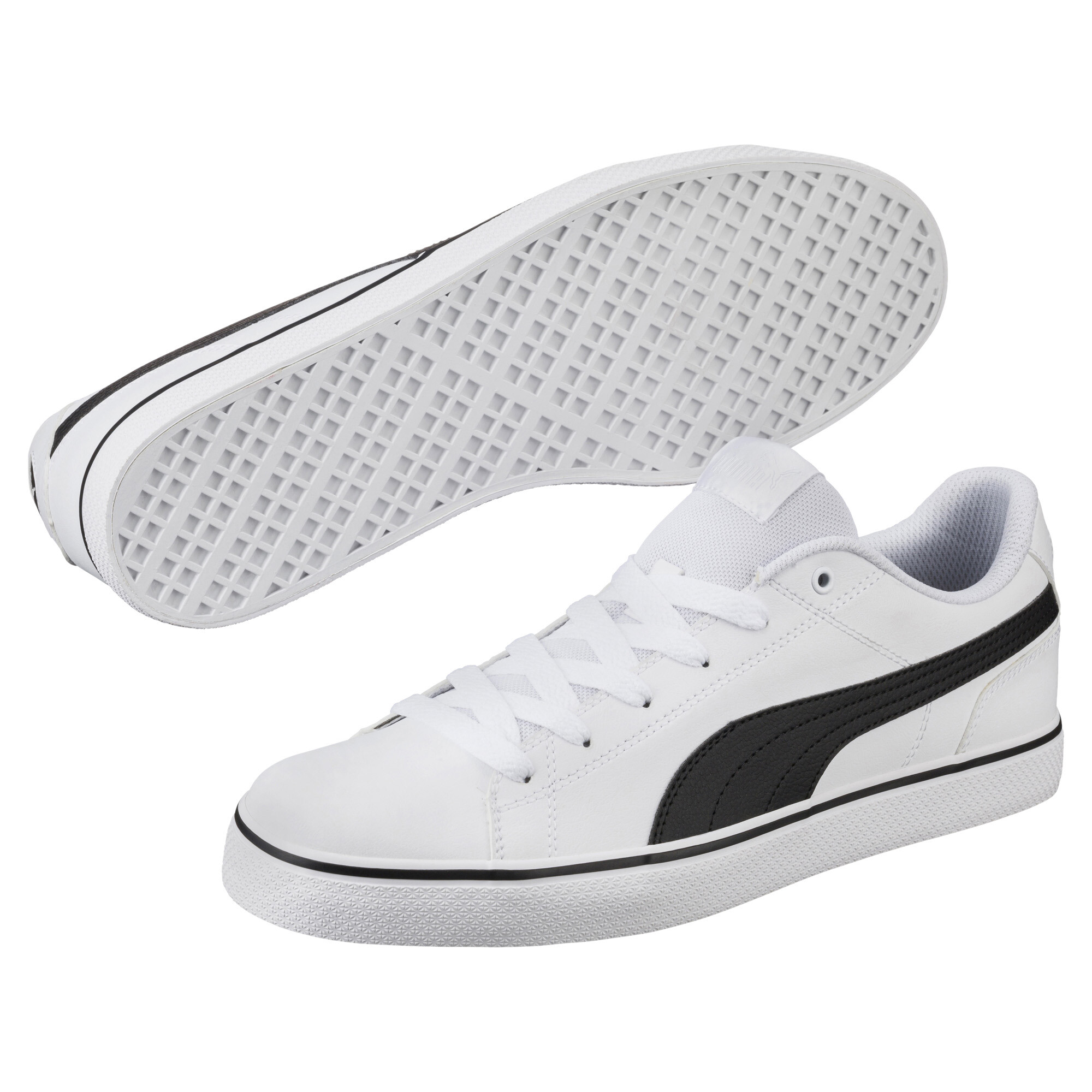【プーマ公式通販】 プーマ コートポイント VULC V2 スニーカー ユニセックス Puma White-Puma Black ｜PUMA.com