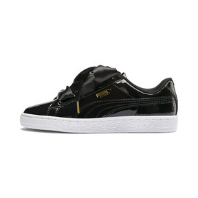 black puma ribbon lace